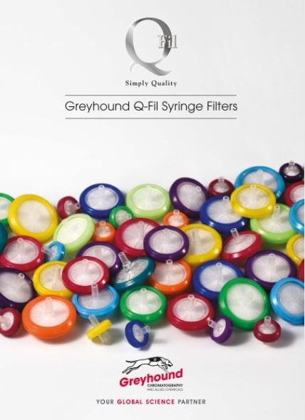 Q-Fil Syringe Filters Catalogue Cover Image
